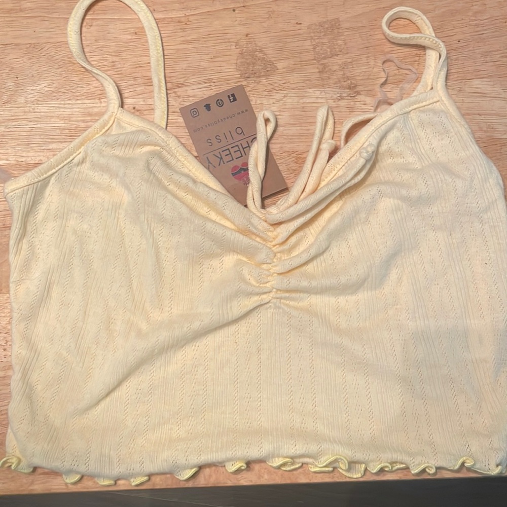 Flirty Yellow tank
